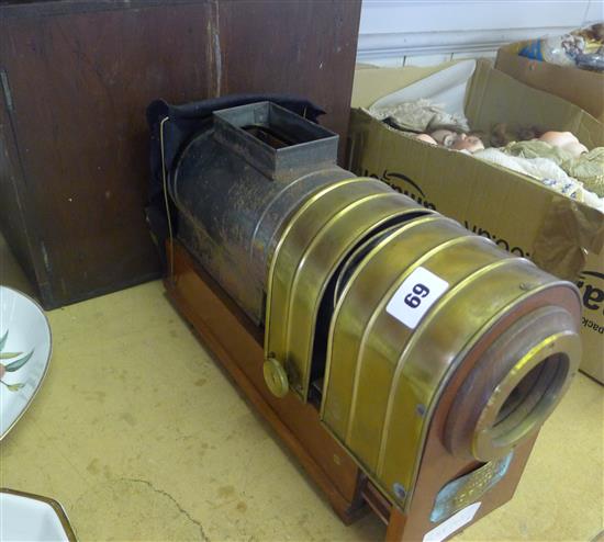 The Woodbury Scorpion Magic lantern